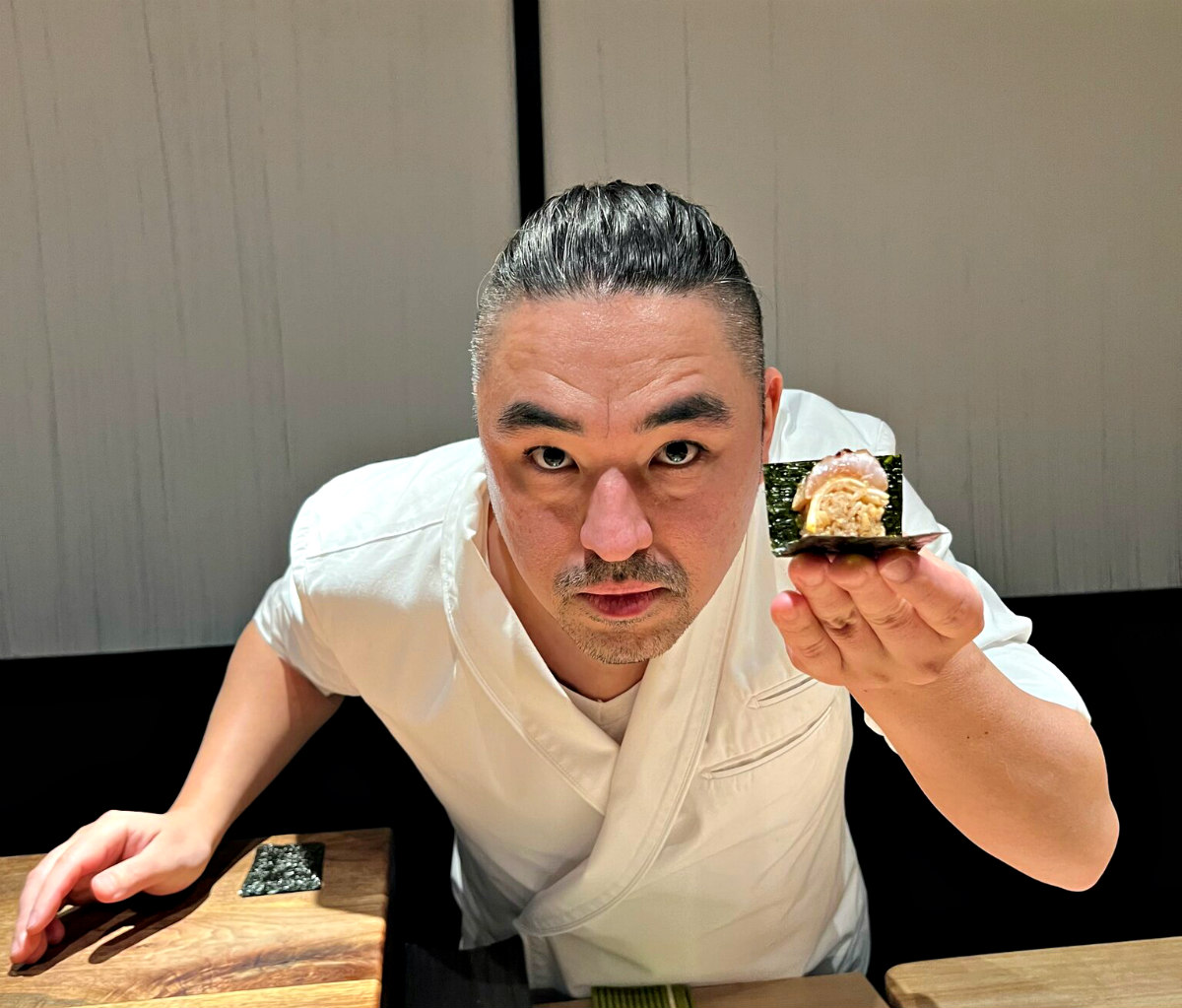 https://sarahbakerhansen.com/wp-content/uploads/2023/03/Dave-and-Barracuda-Osaka-style-stick-sushi.jpg